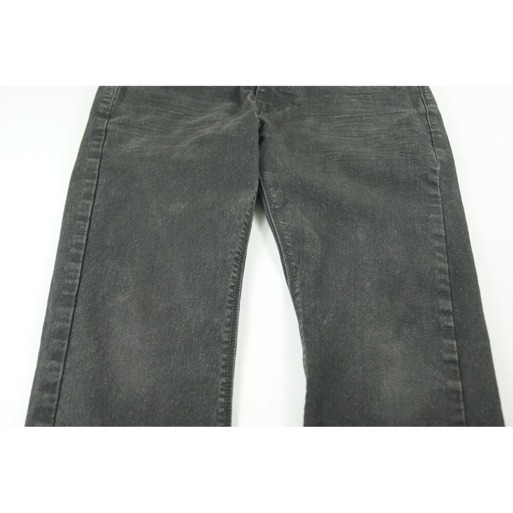 Paper Denim Women’s Charcoal Gray Slim Straight Jeans Stretch Mid Rise Casual - Picture 6 of 11